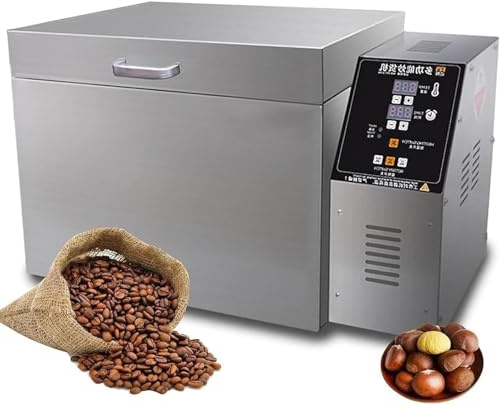 Macchina Per Tostare Il Caffè Commerciale Con Temperatura Regolabile, Macchina Per Tostare Le Noci Elettrica, Tostatrici Per Caffè Con Temporizzazione Automatica, Riscaldamento Uniforme(Type10)