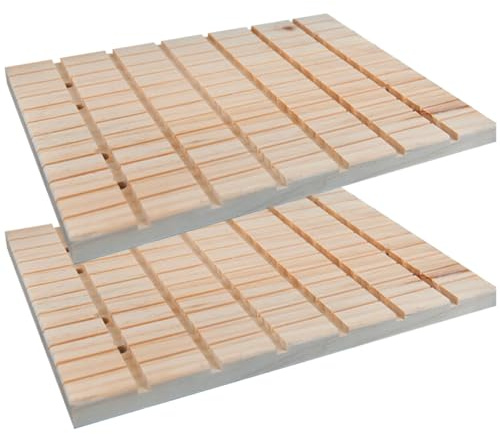 OUNONA 2piezas Tabla de Moler de Madera para Pequeños Animales como Hurones y Hámster, Adecuado para Jaulas y Cuidado de Uñas Diseño Funcional y Natural