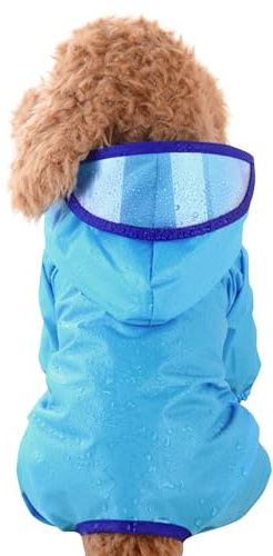 PETCUTE Dog Raincoat Waterproof Rainwear for Small Medium Large Dogs