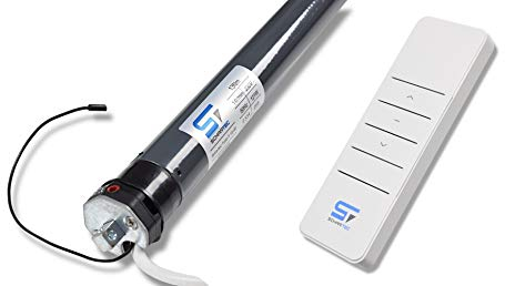 SCHARTEC Motore per tapparelle con telecomando per tapparelle – motore tubolare, interruttore radio per tapparelle – controllo tapparelle – albero 40 e 60 mm – telecomando