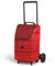 GIMI Easy Carrello Portaspesa, Capacità 30 Kg, Lega di Acciaio, Rosso, 40 L