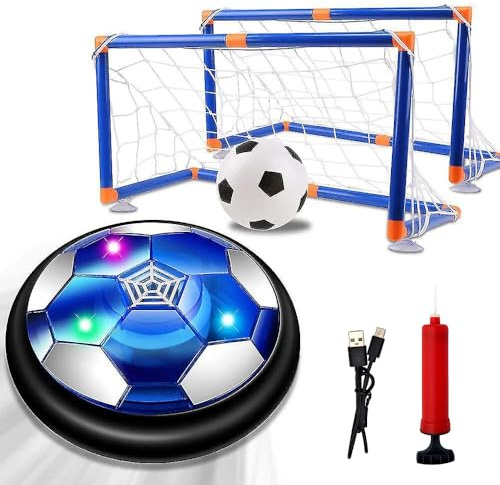 NIWWIN Hover Conjunto de Juguetes de balón de fútbol,Imite el Partido de fútbol, ​​la Carga y el fútbol Brillante. Regalos navideños de niños y niñas 3 4 5 6 7 8-12 años