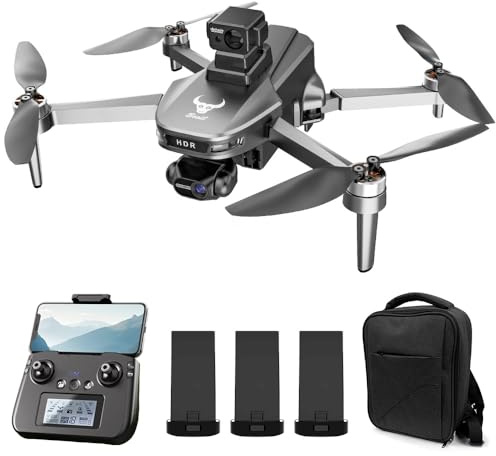 Teeggi SG109 MAX2 4K kamera drönare för vuxen nybörjare, 360° hinder undvikande, 2-axlar Gimbal, 22 minuters flygning, GPS smart retur, professionell RC Quadcopter, 3 batterier