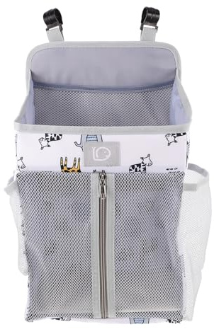 VICASKY Organizzatore per Pannolini da Tavolo Contenitore per Pannolini Impilabile con Tasche Multiple Soluzione di Stoccaggio per Elementi Essenziali per Ragazza Adatto Fasciatoi e Box