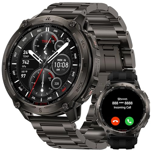 KOSPET Tank T4 Special Edition, Montre Connectée Homme, GPS, Bracelet Acier