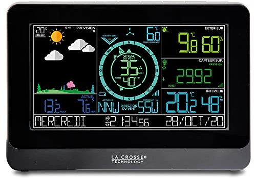 La Crosse Technology - WS6863 Wetterstation Semi-Professional mit WLAN-Verbindung – Schwarz