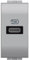 Bticino NT4192C Caricatore USB con un ingresso tipo C, da installare nella placca Livinglight, per la ricarica rapida di dispositivi elettronici fino a 20W, 1 modulo, tech