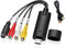 Video Grabber,Vhs Selbst Digitalisieren,VHS zu USB Video Grabber Recode Stick,VHS Digitalisieren,Bearbeiten Sie Videos von Jeder Analogen Quelle Einschließlich VCR DVD ,für Windows 10/8/7/XP/für Mac