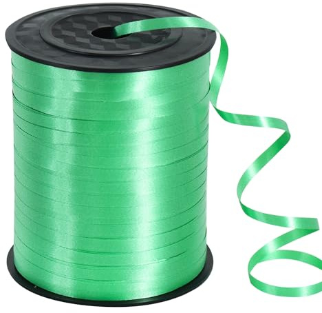 TONIFUL 500 Yards Curling Ribbon-Balloon Ribbon-Balloon String for Art&Craft Decor,Gift Wrapping,Ribbons and Bows for Christmas New Year Birthday Gifts Graduation Supplies (Dark Green)