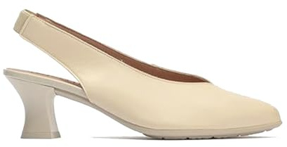 PITILLOS 11181 Zapato Talon Abierto Vestir Mujer Crema 37