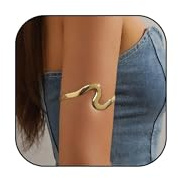 YANCHUN Arm Cuff Gold Upper Arm Cuff Bangle Jewelry Layered Bracelet Adjustable Gifts for Women Summer Beach Essentials Dresses Jewelry Trendy Stuff Gifts
