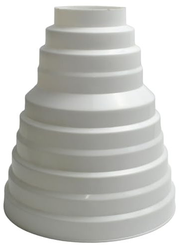 Diametro del tubo del tubo flessibile in PVC Diametro 80–200 mm, connettore di scarico del condizionatore d'aria portatile per sistemi di casa, cucina e ventilazione