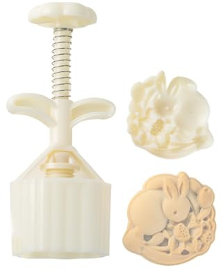 Moon Cake Mold Press - 6.4x6.1x15cm COKIE SEBLE ESTEL MODIDO ANIMALI ANIMALI | Francobolli Stampa Torta Di Luna Per Biscotti, Torte, Torte Di Fagioli