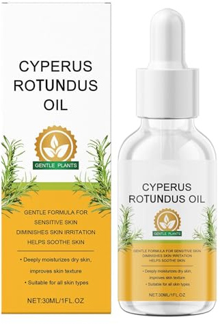 Cyperus Rotundus Olja för hårborttagning, naturlig hårborttagningsolja med rundbladig cyperus, minskar hårväxten och ger en slät hud, kan minska tillväxten av överflödigt hår efter rakning, lugnar och