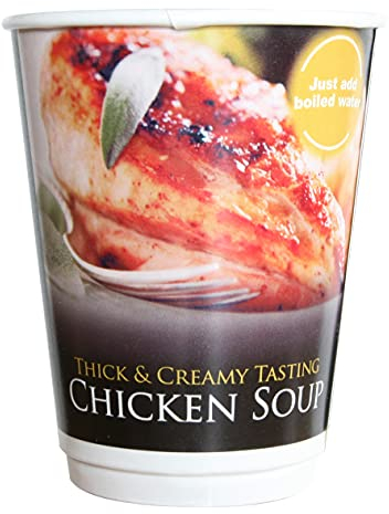 Thick & Creamy 12oz in Cup Soups 1 Sleeve 10 Drinks … (Chicken)