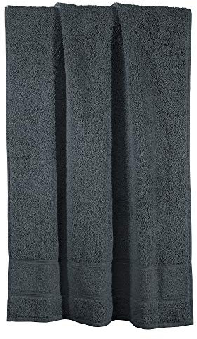 Erwin Müller Duschtuch Karlsruhe 100% Baumwolle Schiefer Größe 70x140 cm - extrem saugstark, leicht, flauschig weich, hautschmeichelnd (weitere Farben)