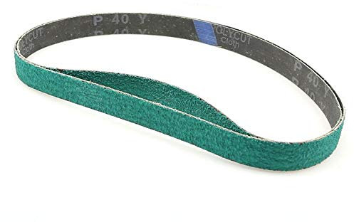 4 Stück Z/A Schleifband 2,5 x 76,2 cm Schleifbänder 25 x 762 mm für Messerklinge Schleifen, P80,762 x 25 mm