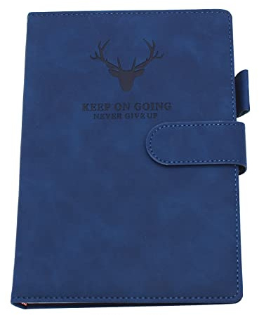 A5 anteckningsbok dagbok – inbunden anteckningsbok med tjockt papper av högsta kvalitet, college-linjerad journal, 20 cm x 5,8 cm, 360 sidor, perfekt för kontor hem skola affärer skrivning och
