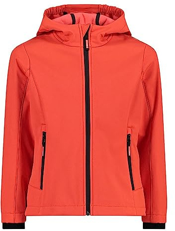 CMP Giacca Kid G Con Cappuccio Fisso Unisex - Bambini e ragazzi, Papavero, 152