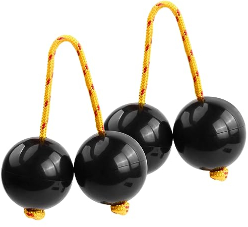 2 Paar Kashaka Aslatua für Kinder Erwachsene Afrikanische Shaker Aslatuas Instrument Rhythmic Ball Handpercussion für Hochzeiten Partys Musikunterricht
