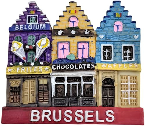 Bruxelles Belgique Aimant de Réfrigérateur Voyage 3D Souvenir Réfrigérateur Décoration Magnétique Autocollant Craft Collection