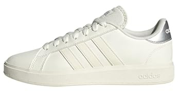 adidas Women's Grand Court TD Lifestyle Court Casual Shoes, core White/Off White/Silver met., 5 UK