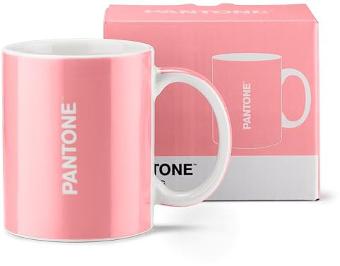 PANTONE™ - Taza Personalizada Pantone Blanca de Porcelana Resistente, Durable, Antimanchas, Arañazos y Olores - Taza Te y Café 350 ml para Lavavajillas y Microondas, Tazas Desayuno para Ideas Regalo