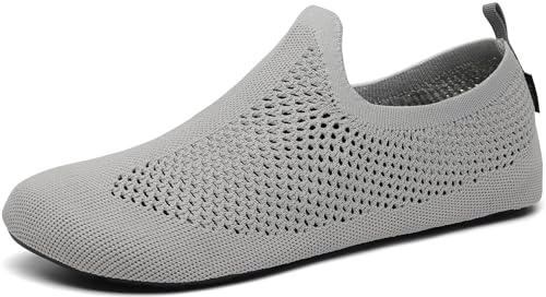 SAGUARO Chaussons Léger Antidérapante Pantoufles Souple Respirant, 36-47 Noir Unisex-Adultes
