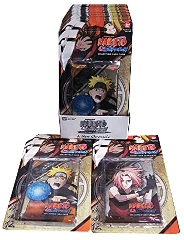 Naruto A New Chronicle TCG CCG Blister Booster Pack Box 15 Confezioni 10 Carte/Confezione