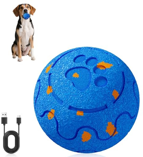 KLYNGTSK Jouet Intelligent pour Chien - Balle Interactive Automatique Wicked Ball - 3 Modes de Jeu - Étanche et Rechargeable - pour Chiens de Taille Moyenne à Grande - Idéal pour Chiot et Adulte