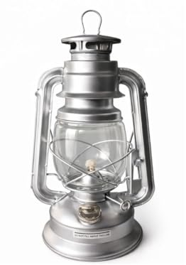 Garden Mile Lanterne tempête en paraffine pour camping et caravane – Lanterne traditionnelle non électrique à huile avec mèche réglable Crochet de suspension Sécurité enfant 280 mm Éclairage extérieur