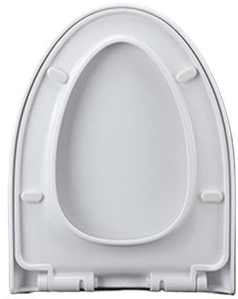Copriwater a Chiusura Rallentata Copriwater universale allungato a forma di V con chiusura rallentata, coperchio della tazza, montaggio superiore, sgancio rapido, pannello in PP, morbida