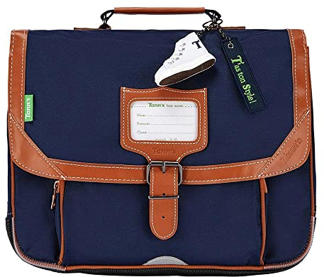 Tann's Les Incontournables Schulrucksack, 35 cm, Blau (Bleu Marine)