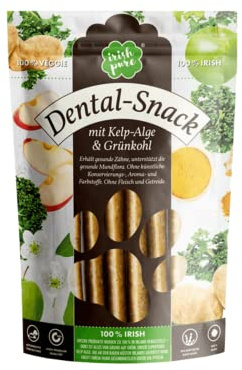 Irish Pure Dental Snack pour Chien | 1 x 150 g de bâtonnets dentaires | Entraînement Chien | sans céréales | Récompense pour Chien | Snack 100% Naturel | Friandises pour Chien | Friandises pour Chien