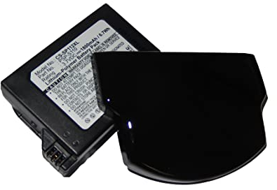 vhbw Akku kompatibel mit Sony Playstation Portable Slim & Lite PSP-2000, PSP-2001, 2. Gener Spielekonsole (1800 mAh, 3,7 V, Li-Polymer)