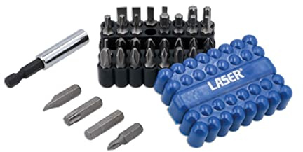 Laser 8316 Jeu d'embouts pour visseuses à Moteur, Dont JIS de 33 pièces