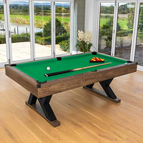 Pinpoint Tavolo Biliardo Professionale Con Palle, Gessetti, Triangolo E Spazzola | Set Completo | Snooker Accessori Per Pub