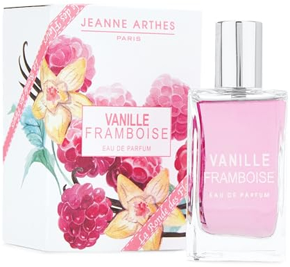 JEANNE ARTHES - Parfum Femme La Ronde des Fleurs - Vanille Framboise - Eau de Parfum - Flacon Vaporisateur 30 ml - Fabriqué en France à Grasse