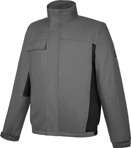 WÜRTH MODYF Winterjacke für Herren Winter Bundjacke Star CP in grau – warme Jacke für die Baustelle – abriebfest & wärmend - in den Größen XL