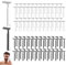 MFCGHXR Disposable Razor, 100 Pcs Disposable Razors for Men, Disposable Two Blade Shaving Razor, Black White Disposable Razor, for Men/Women's Grooming, Body & Face Shaver