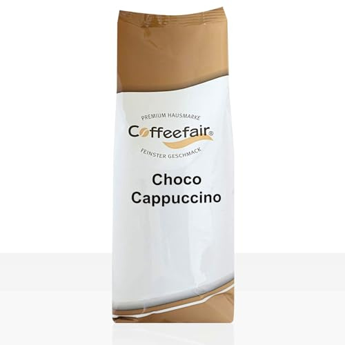 Coffeefair Choco Cappuccino 1kg Instant-Getränkepulver, cremiger Cappuccino mit feiner Schokoladennote, Automatengeeignet, ergiebig