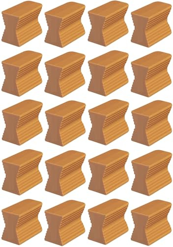 cyclingcolors 20x ferrure plinthe 14mm revetement de Porte huisserie fenêtre Baie Assemblage ferrure Marron Meuble Cuisine