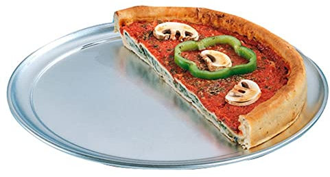 García de Pou 147.91 Plato Llano Pizza, 40.5 Cm, Plateado