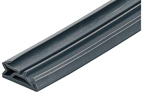 Gedotec Haustürdichtung für Holz-Zargen weiß | 6 m Silikon-Türdichtung DS 155a | Dichtungsband Tür mit Nutbreite 4–5 mm - Breite: 15 mm | zugluftstopper fenster und türen Dichtband wasserdicht