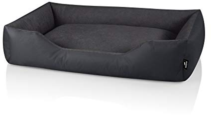 BedDog Hundebett Zara, Hundekissen mit abziehbaren waschbaren Bezug, Hundekorb, Hundesofa, für große Hunde, XXL