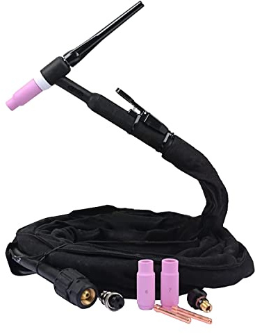 MELTSTAR WP26 SR26 Torche de soudage TIG refroidie par air 4 m 200 A Connexion machine avec écrou de raccordement M16 x 1,5 Fiche de ligne de commande à 2 broches