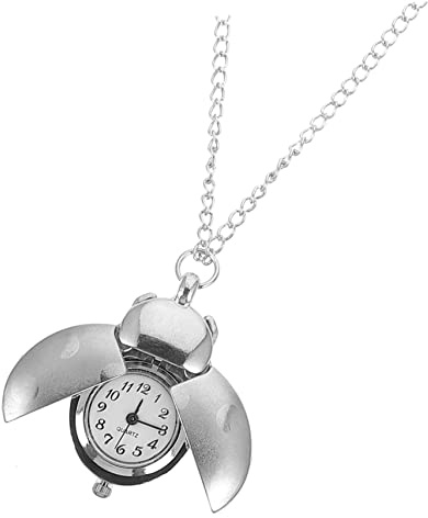 VALICLUD 1 Pc Reloj de Bolsillo Pin de Solapa para Hombre Accesorios de Enfermera Collar para Hombres Relojes de Hombre Reloj de diseño con Cadena Reloj Colgante Escarabajo Regalo