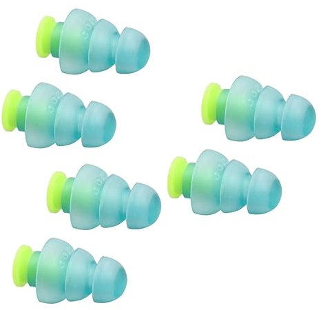 FOMIYES 3pairs Dj Earplugs Box Packed Noise Cancelling Earplugs Hearing Protection Sleep Noise Cancelling