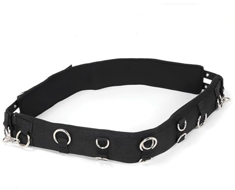 Tbest Horse Training Surcingle, Professional Safety Adjustable Horse Lunge Strap Lunging Surcingle for Conditioning Horses Equestrian Supplies (M