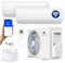 ZENIRO Multi Split Klimaanlage 2 Innengeräte Set (2 x 3,5kW) Klimagerät Air Conditioner mit Heizfunktion 21000 BTU 6,2kW A++ WiFi/App-Steuerung 4D AirFlow Heizen bis -20°C Vorgefüllt R32